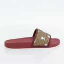 GUCCI Micro GG Supreme Fujiko Pro Doraemon Sandals PVC 655026 Auth 182793SM-14