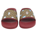 GUCCI Micro GG Supreme Fujiko Pro Doraemon Sandals PVC 655026 Auth 182793SM-2