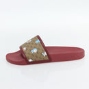 GUCCI Micro GG Supreme Fujiko Pro Doraemon Sandals PVC 655026 Auth 182793SM-5