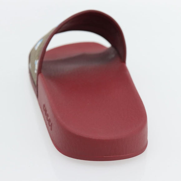 GUCCI Micro GG Supreme Fujiko Pro Doraemon Sandals PVC 655026 Auth 182793SM