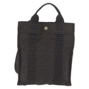 HERMES Her Line Sac A Dos PM Backpack Canvas Gray Auth 182804-2