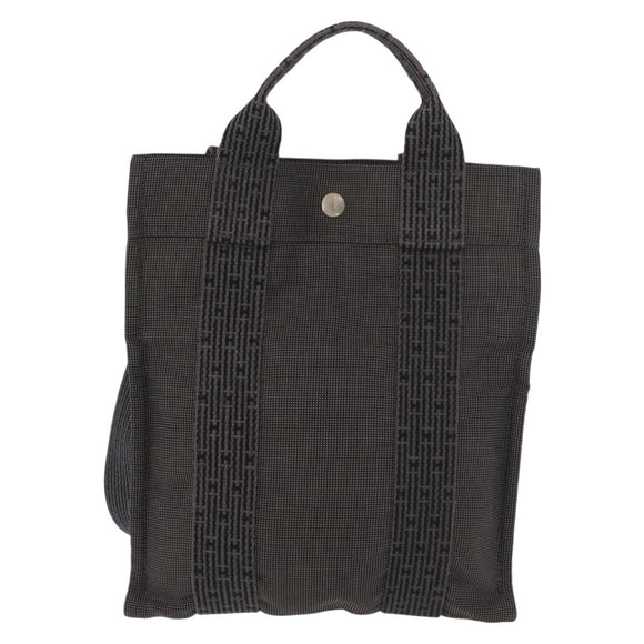 HERMES Her Line Sac A Dos PM Backpack Canvas Gray Auth 182804