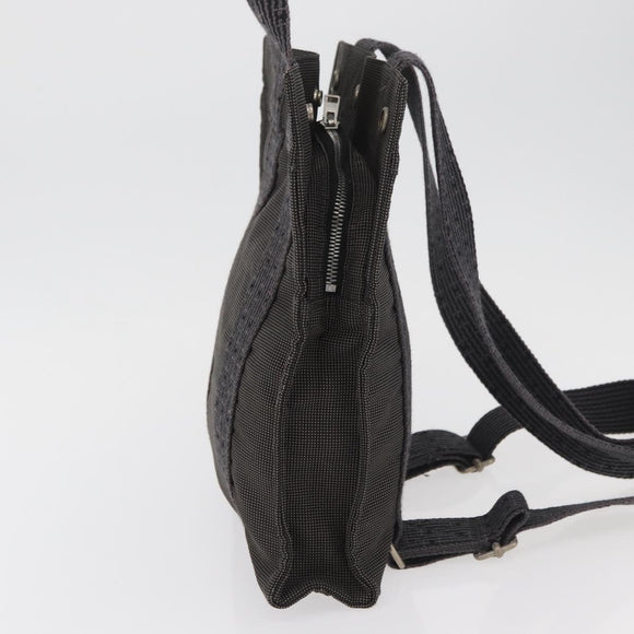 HERMES Her Line Sac A Dos PM Backpack Canvas Gray Auth 182804