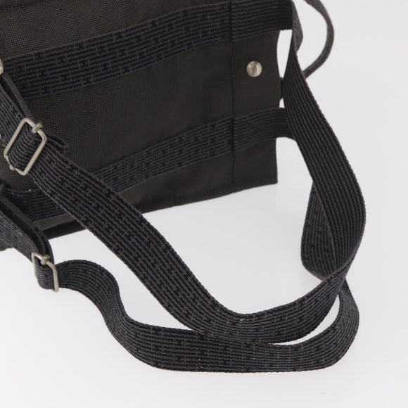 HERMES Her Line Sac A Dos PM Backpack Canvas Gray Auth 182804