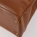 GUCCI Bamboo Hand Bag Leather 2way Brown Gold 002 2855 0322 0 Auth 182806-16