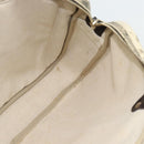 GUCCI GG Supreme Hand Bag PVC 2way Beige Gold 322287 Auth 182807-21