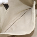 GUCCI GG Supreme Hand Bag PVC 2way Beige Gold 322287 Auth 182807-23