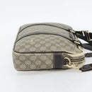 GUCCI GG Supreme Hand Bag PVC 2way Beige Gold 322287 Auth 182807-4