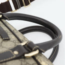 GUCCI GG Supreme Hand Bag PVC 2way Beige Gold 322287 Auth 182807-14