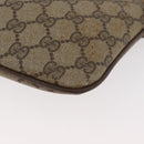 GUCCI GG Supreme Web Sherry Line Bag PVC Beige Gold 904 02 047 Auth 182808-17
