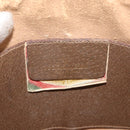 GUCCI GG Supreme Web Sherry Line Bag PVC Beige Gold 904 02 047 Auth 182808-20