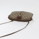 GUCCI GG Supreme Web Sherry Line Bag PVC Beige Gold 904 02 047 Auth 182808-6