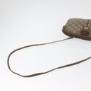 GUCCI GG Supreme Web Sherry Line Bag PVC Beige Gold 904 02 047 Auth 182808-7