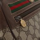 GUCCI GG Supreme Web Sherry Line Tas PVC Beige Goud 56 02 088 Auth 182809-18