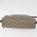 GUCCI GG Supreme Web Sherry Line Tas PVC Beige Goud 56 02 088 Auth 182809-5