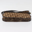 Christian Dior Trotter Canvas Shoulder Bag Beige Gold Auth 182811-5