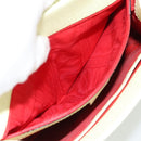 CELINE Hand Bag Leather 2way Yellow Gold Auth 182813-23