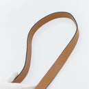 CELINE Handtasche Leder 2-Wege Braun Gold Auth 182814-10