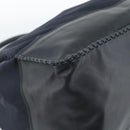 PRADA Umhängetasche Nylon Leder Schwarz Silber Auth 182816V-13