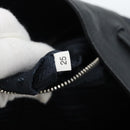 PRADA Umhängetasche Nylon Leder Schwarz Silber Auth 182816V-23