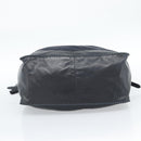 PRADA Umhängetasche Nylon Leder Schwarz Silber Auth 182816V-9