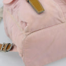 PRADA Backpack Nylon Pink Silver Auth 182817-16