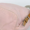 PRADA Backpack Nylon Pink Silver Auth 182817-17