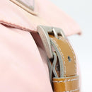 PRADA Backpack Nylon Pink Silver Auth 182817-10