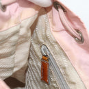 PRADA Backpack Nylon Pink Silver Auth 182817-23