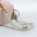 PRADA Backpack Nylon Pink Silver Auth 182817-8