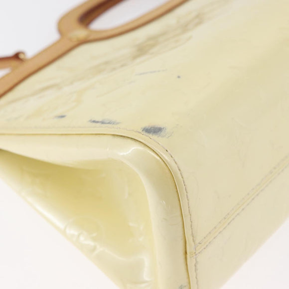 LOUIS VUITTON Monogram Vernis Roxbury Drive Bag 2Way Perle M91374 Auth 182822