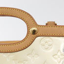 LOUIS VUITTON Monogram Vernis Roxbury Drive Bag 2Way Perle M91374 Auth 182822-19