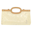 LOUIS VUITTON Monogram Vernis Roxbury Drive Bag 2Way Perle M91374 Auth 182822-13