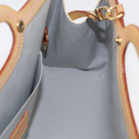 LOUIS VUITTON Monogram Vernis Roxbury Drive Bag 2Way Perle M91374 Auth 182822