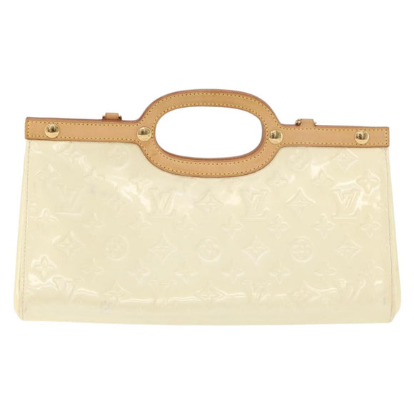 LOUIS VUITTON Monogram Vernis Roxbury Drive Bag 2Way Perle M91374 Auth 182822