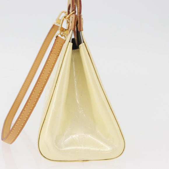LOUIS VUITTON Monogram Vernis Roxbury Drive Bag 2Way Perle M91374 Auth 182822