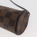 LOUIS VUITTON Damier Ebene Papillon Pouch LV Auth 182825-9