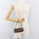 LOUIS VUITTON Damier Ebene Papillon Pouch LV Auth 182825-19
