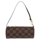 LOUIS VUITTON Damier Ebene Papillon Pouch LV Auth 182825-13