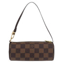 LOUIS VUITTON Damier Ebene Papillon Pouch LV Auth 182825-2