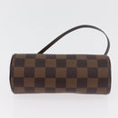 LOUIS VUITTON Damier Ebene Papillon Pouch LV Auth 182825-5