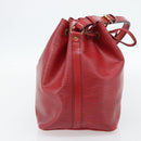 LOUIS VUITTON Epi Petit Noe Shoulder Bag Red M44107 LV Auth 182826-3