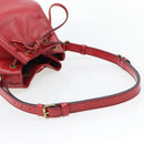LOUIS VUITTON Epi Petit Noe Shoulder Bag Red M44107 LV Auth 182826-7