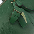 LOUIS VUITTON Epi Keepall 45 Boston Bag Green M42974 LV Auth 182828-15