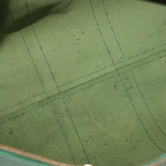 LOUIS VUITTON Epi Keepall 45 Boston Bag Green M42974 LV Auth 182828