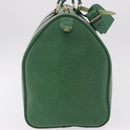 LOUIS VUITTON Epi Keepall 45 Boston Bag Green M42974 LV Auth 182828-5