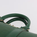 LOUIS VUITTON Epi Keepall 45 Boston Bag Green M42974 LV Auth 182828-8