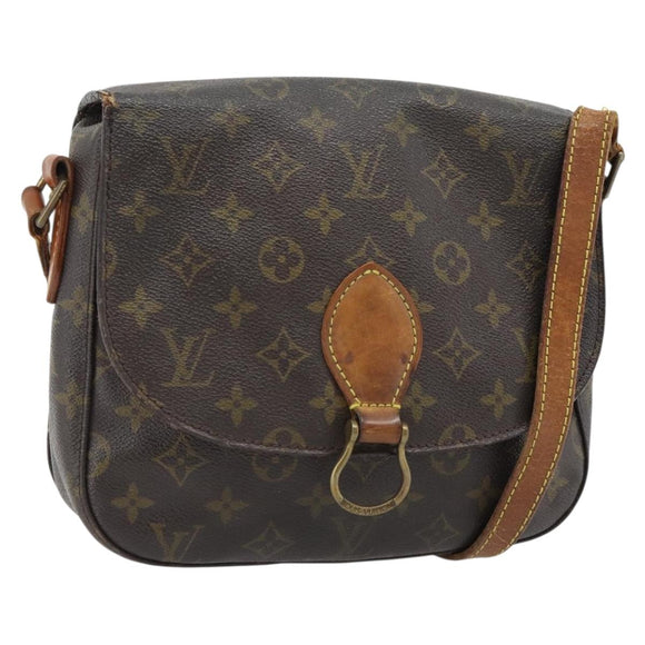 LOUIS VUITTON Monogram Saint Cloud GM Schoudertas M51242 LV Auth 182830