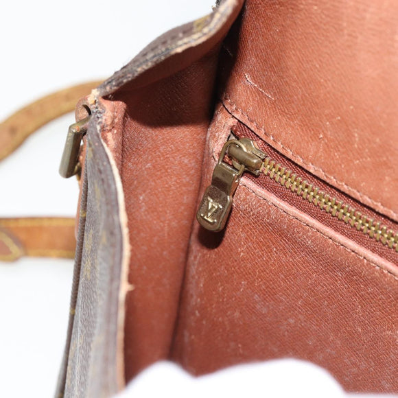 LOUIS VUITTON Monogram Saint Cloud GM Schoudertas M51242 LV Auth 182830