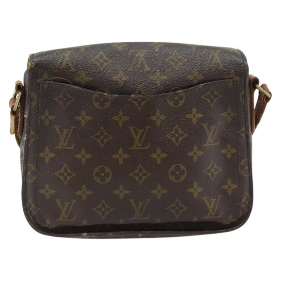LOUIS VUITTON Monogram Saint Cloud GM Schoudertas M51242 LV Auth 182830